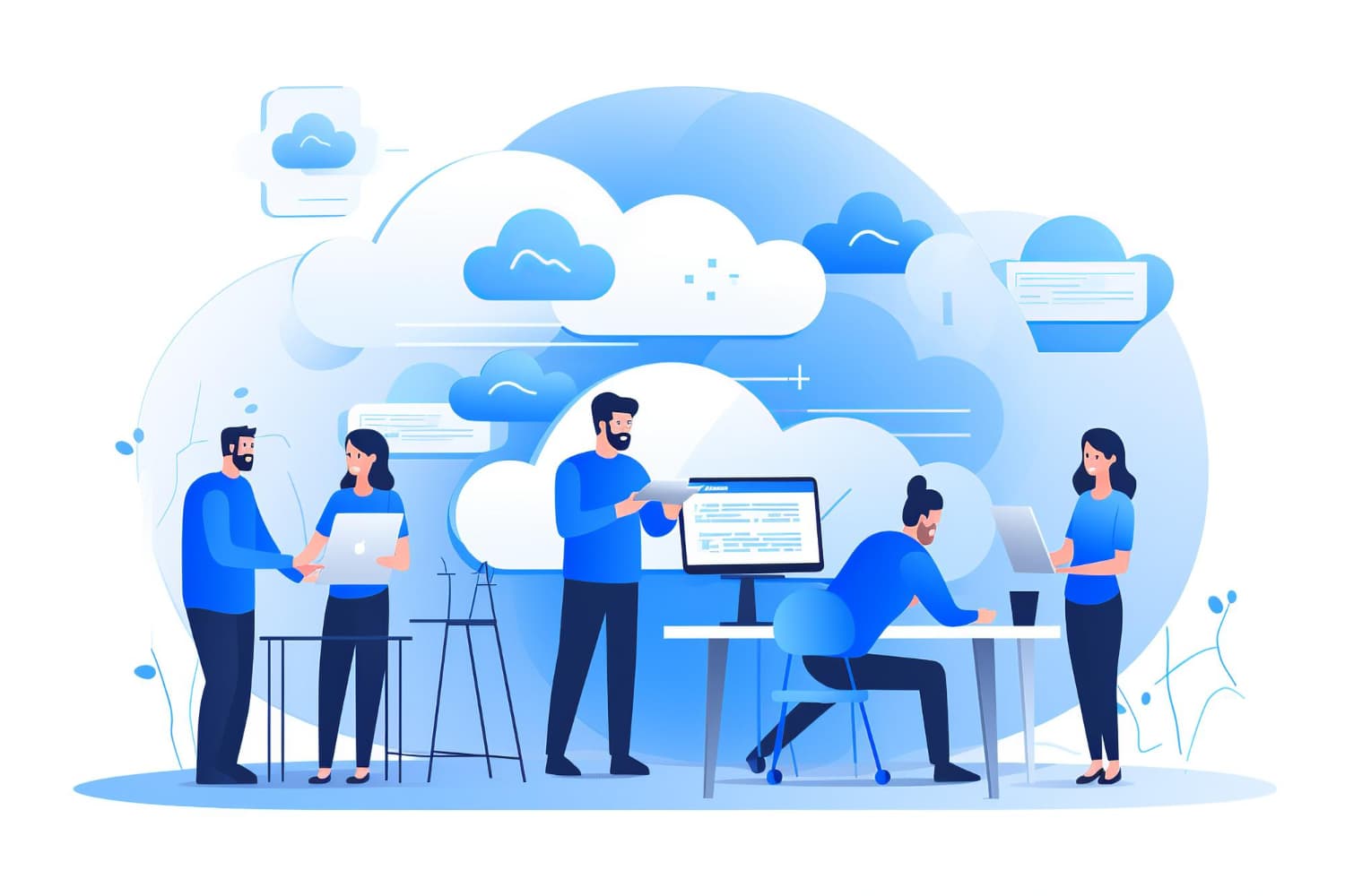 Built-in service network